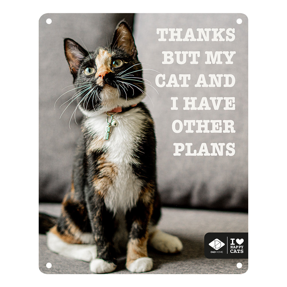 I LOVE HAPPY CATS Muurbord